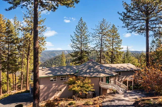 a view of a roof deck with couches