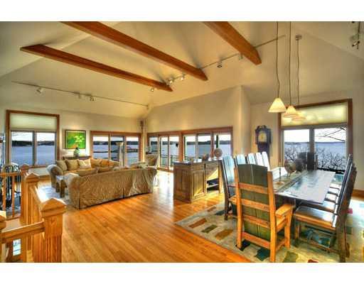 62 Kehail Point Road Westport Island, ME 04578 - Photo 3 of 13 Other. Open living room & dining areas
