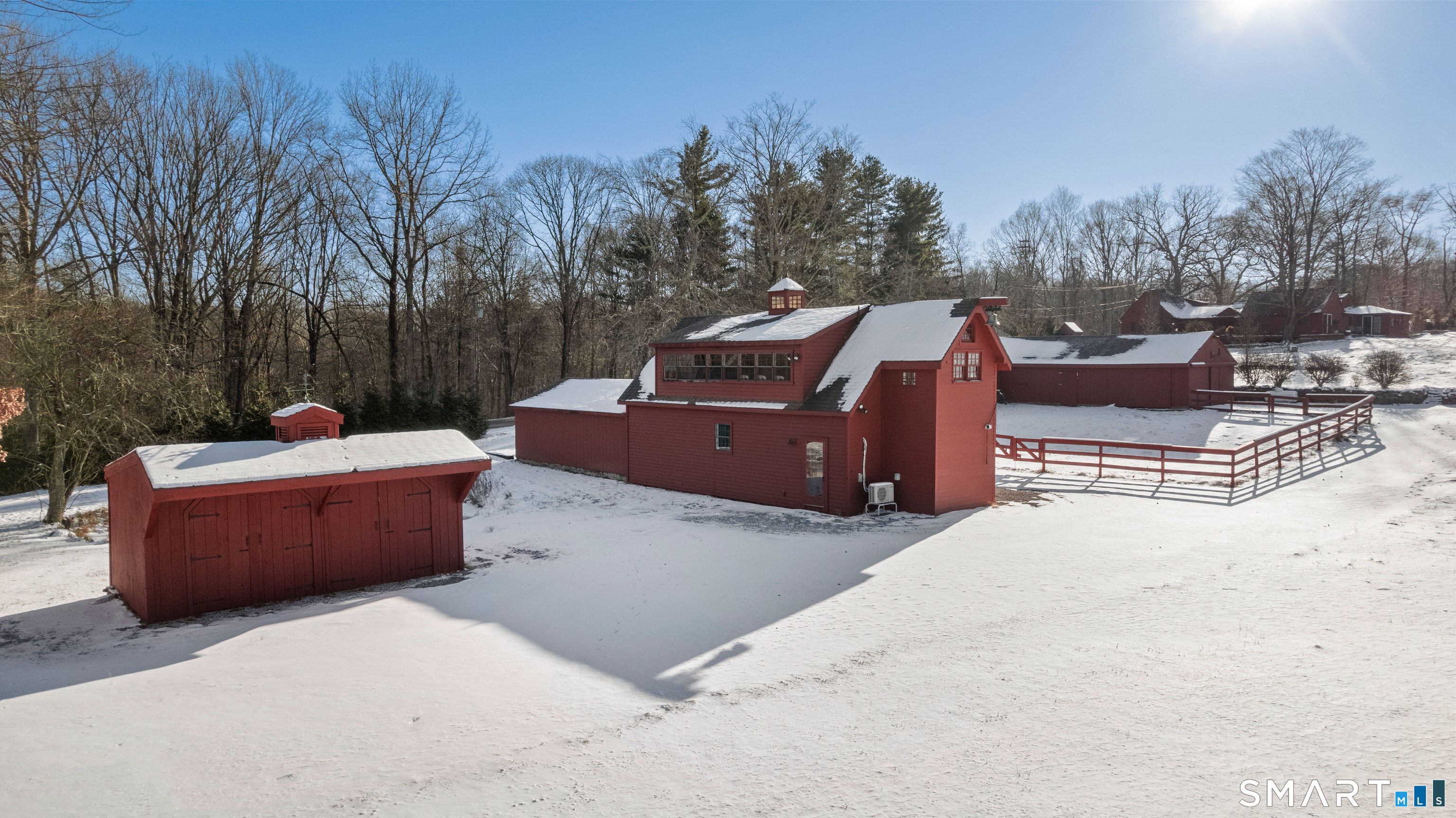 12 Jackson Road Killingworth, CT 06419 - Photo 27 of 40 For the horse lover, there are miles of trails. The barn is ready for 4 stalls with an attached tack room. A turnout, grazing pasture, large viewing area and 44 acres of private groomed trails.
