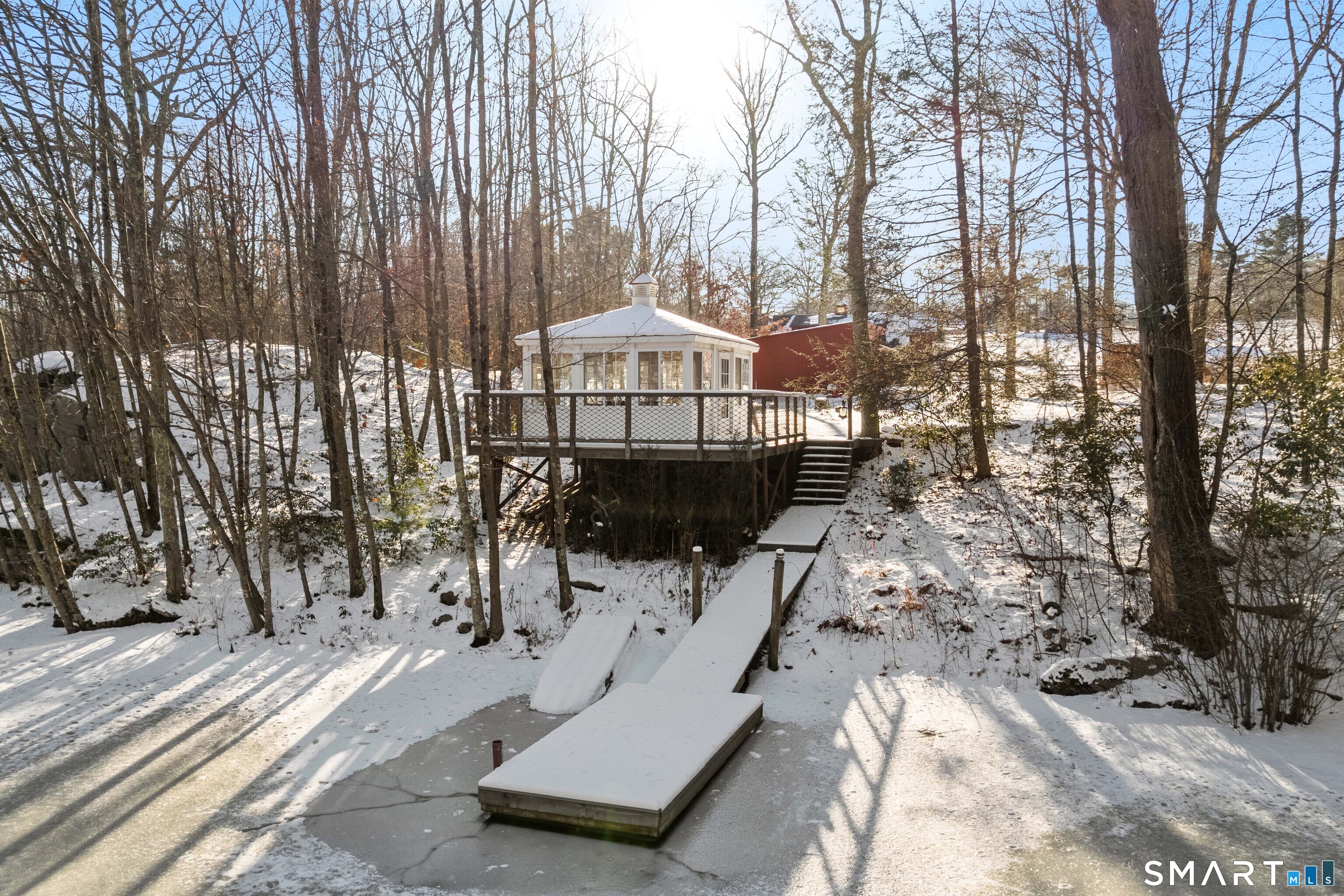 12 Jackson Road Killingworth, CT 06419 - Photo 34 of 40 The Pond House is the perfect sanctuary to feed the fish or many herons and bluegills. Step out onto your own private dock and enjoy a leasurely ride on the pond.