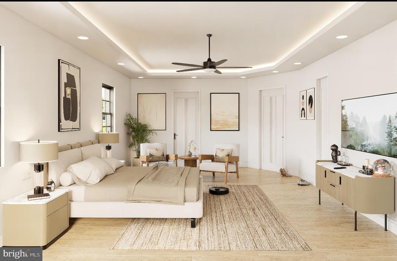 402 Sunset Road Burlington, NJ 08016 - Photo 4 of 6 a living room with furniture and a chandelier