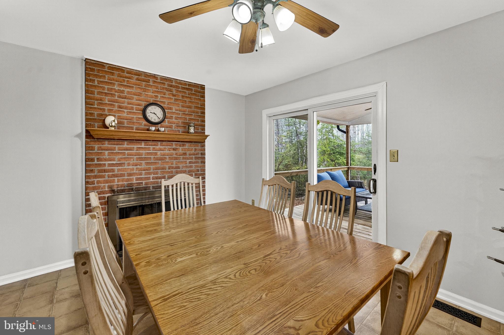 2266 Beaver Dam Road Midland, VA 22728 - Photo 28 of 93 Dining View to Covered Deck Area