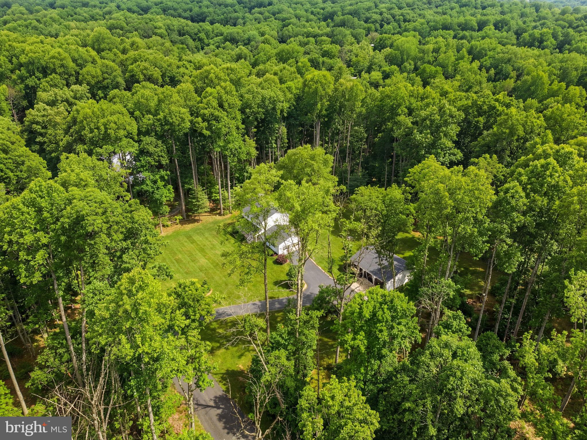 2266 Beaver Dam Road Midland, VA 22728 - Photo 5 of 93 Arial View of the gorgeous acreage