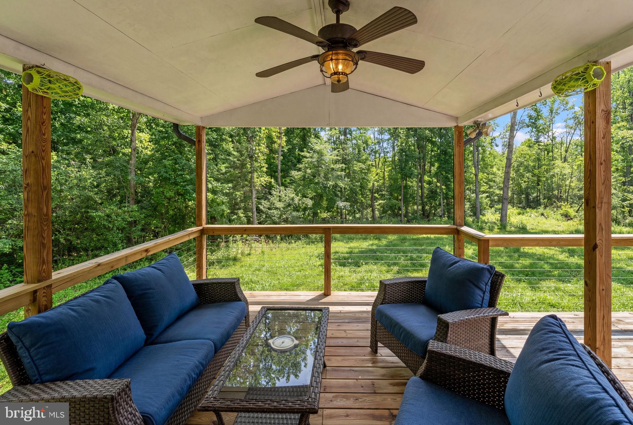 2266 Beaver Dam Road Midland, VA 22728 - Photo 79 of 93 Covered Deck off Kitchen