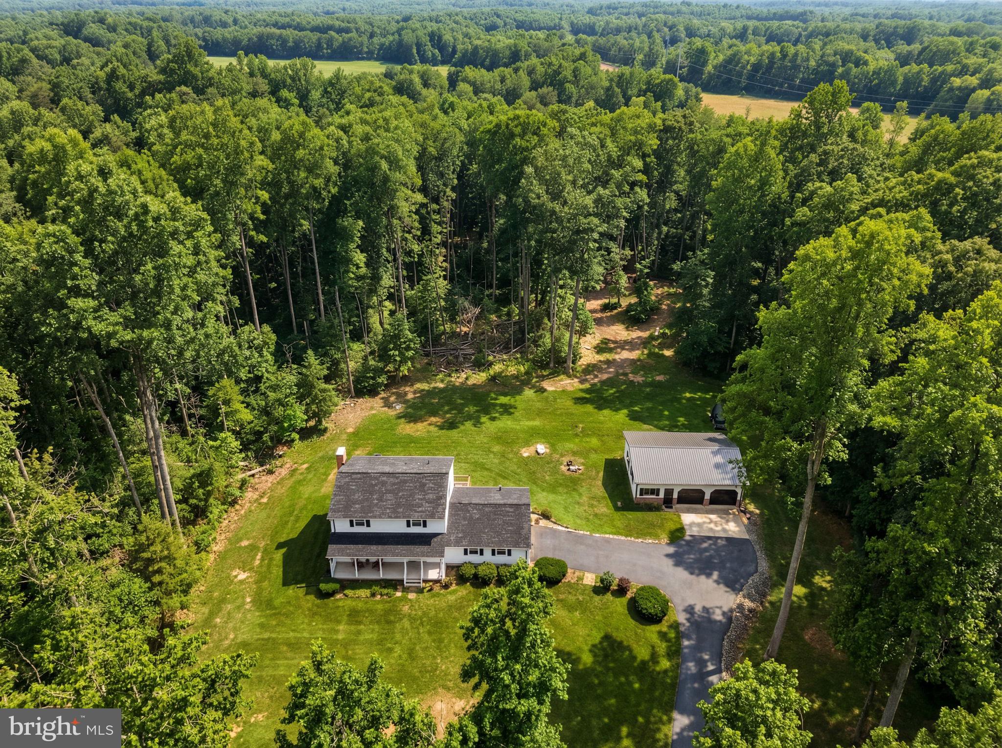 2266 Beaver Dam Road Midland, VA 22728 - Photo 8 of 93 an aerial view of a house with a yard