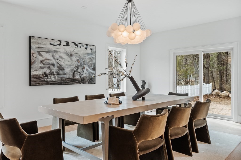 5 Brookside Lane Burlington, MA 01803 - Photo 13 of 40 a view of a dining room with furniture window and outside view