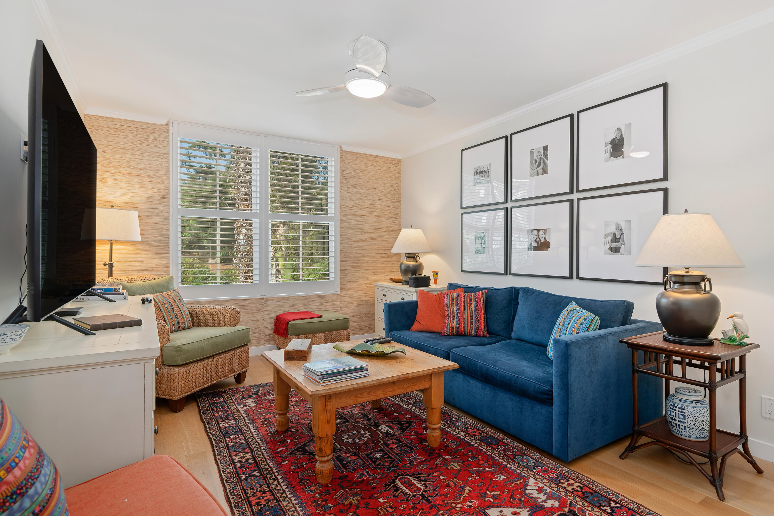1220 Coast Village Road, Unit 303 Santa Barbara, CA 93108 - Photo 23 of 29 a living room with furniture and a window