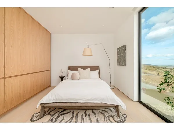 a bathroom with a sink vanity and a mirror