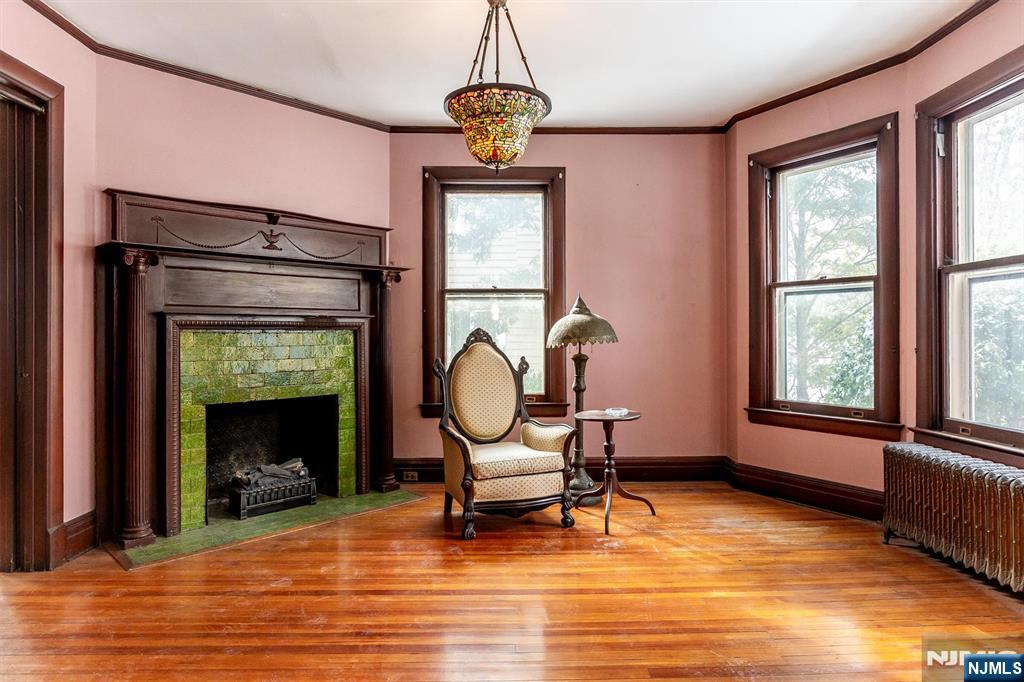 20 Prospect Terrace Montclair, NJ 07042 - Photo 9 of 49 a living room with furniture and a fireplace