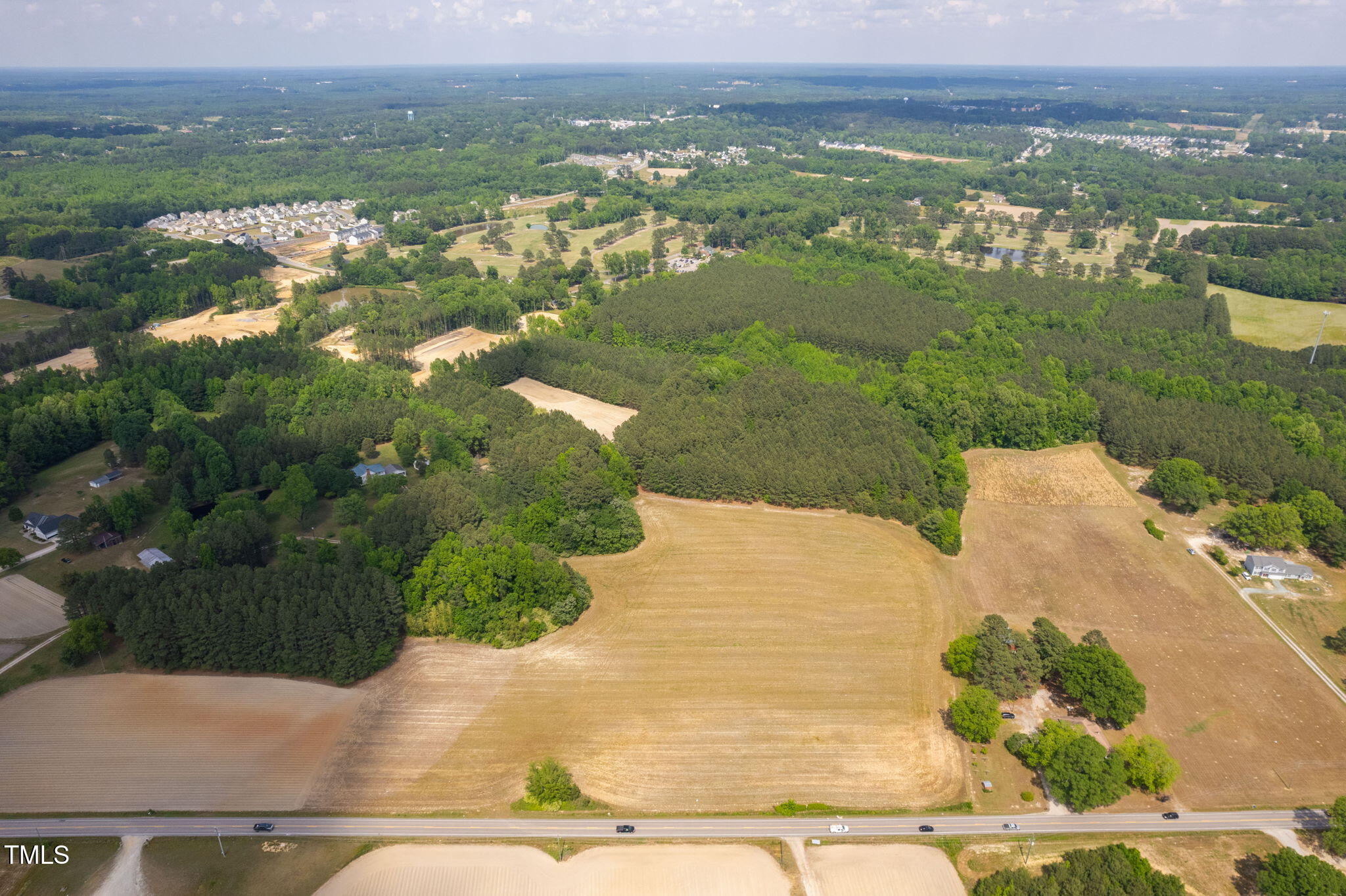 1753 Eagle Rock Road Wendell, NC 27591 - Photo 24 of 29 an aerial view of residential houses with outdoor space and trees