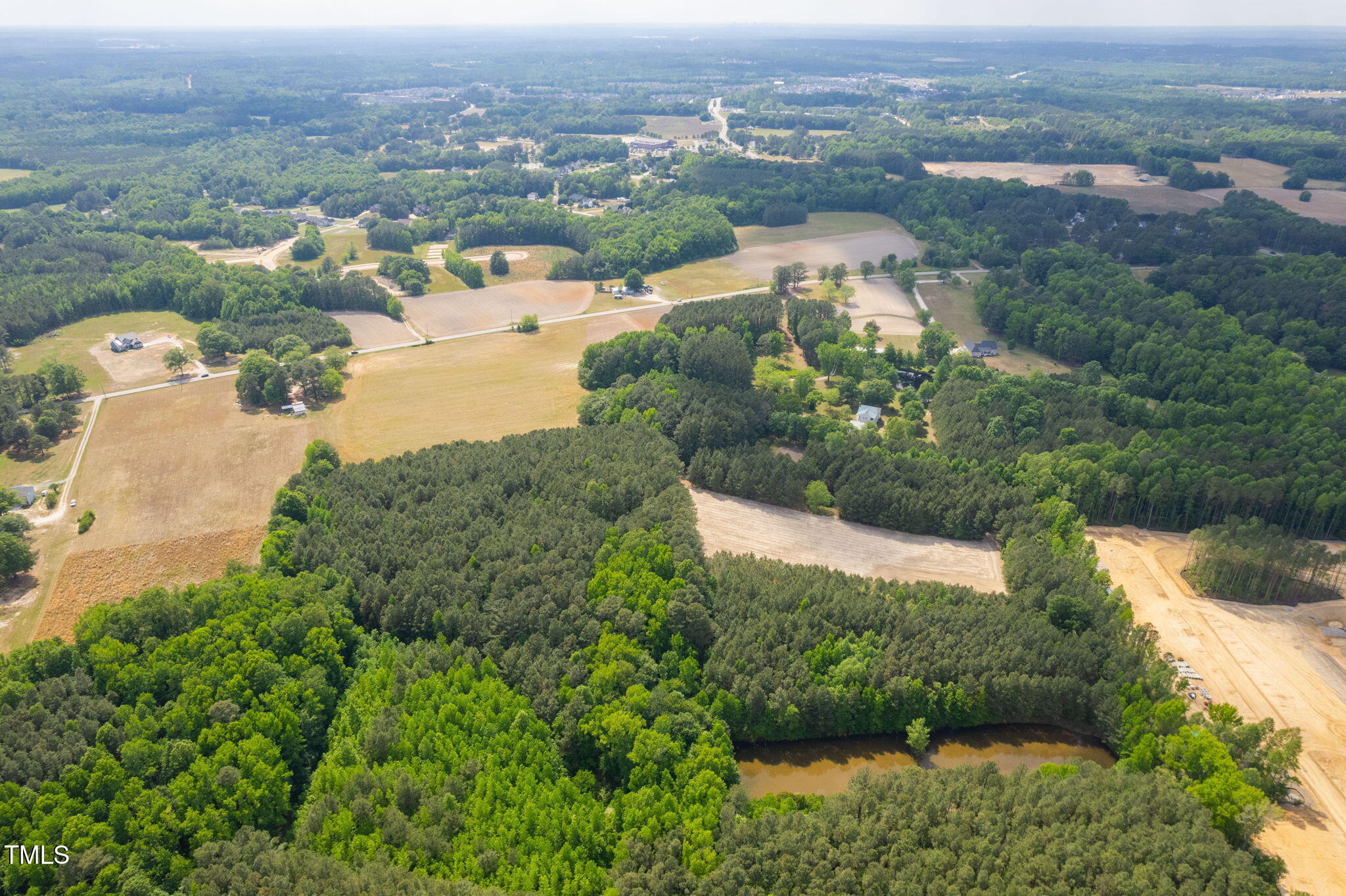 1753 Eagle Rock Road Wendell, NC 27591 - Photo 28 of 29 an aerial view of a city with lots of residential buildings