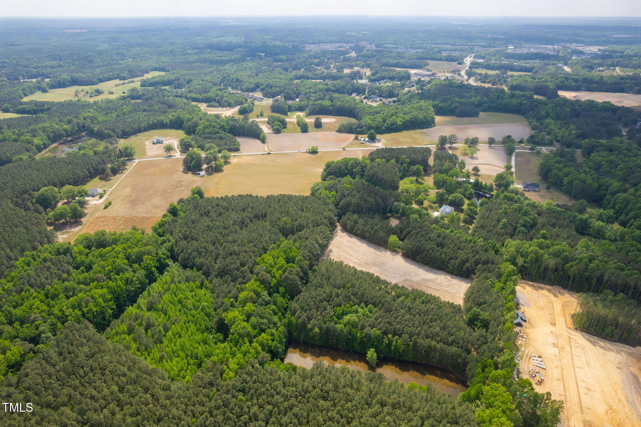 1753 Eagle Rock Road Wendell, NC 27591 - Photo 29 of 29 an aerial view of a city with lots of residential buildings