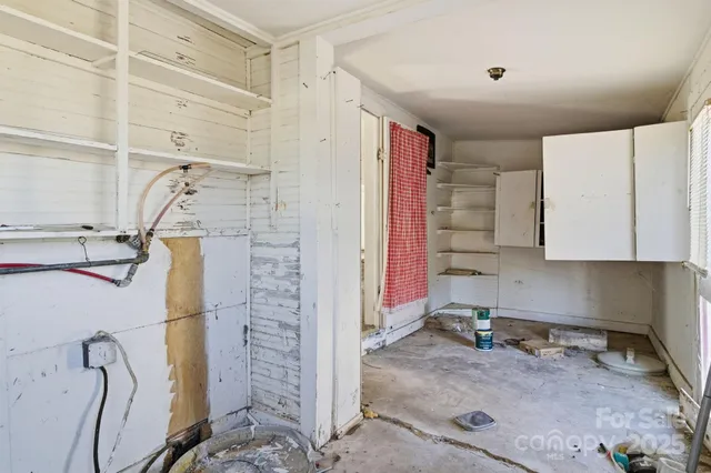 a view of storage and utility room