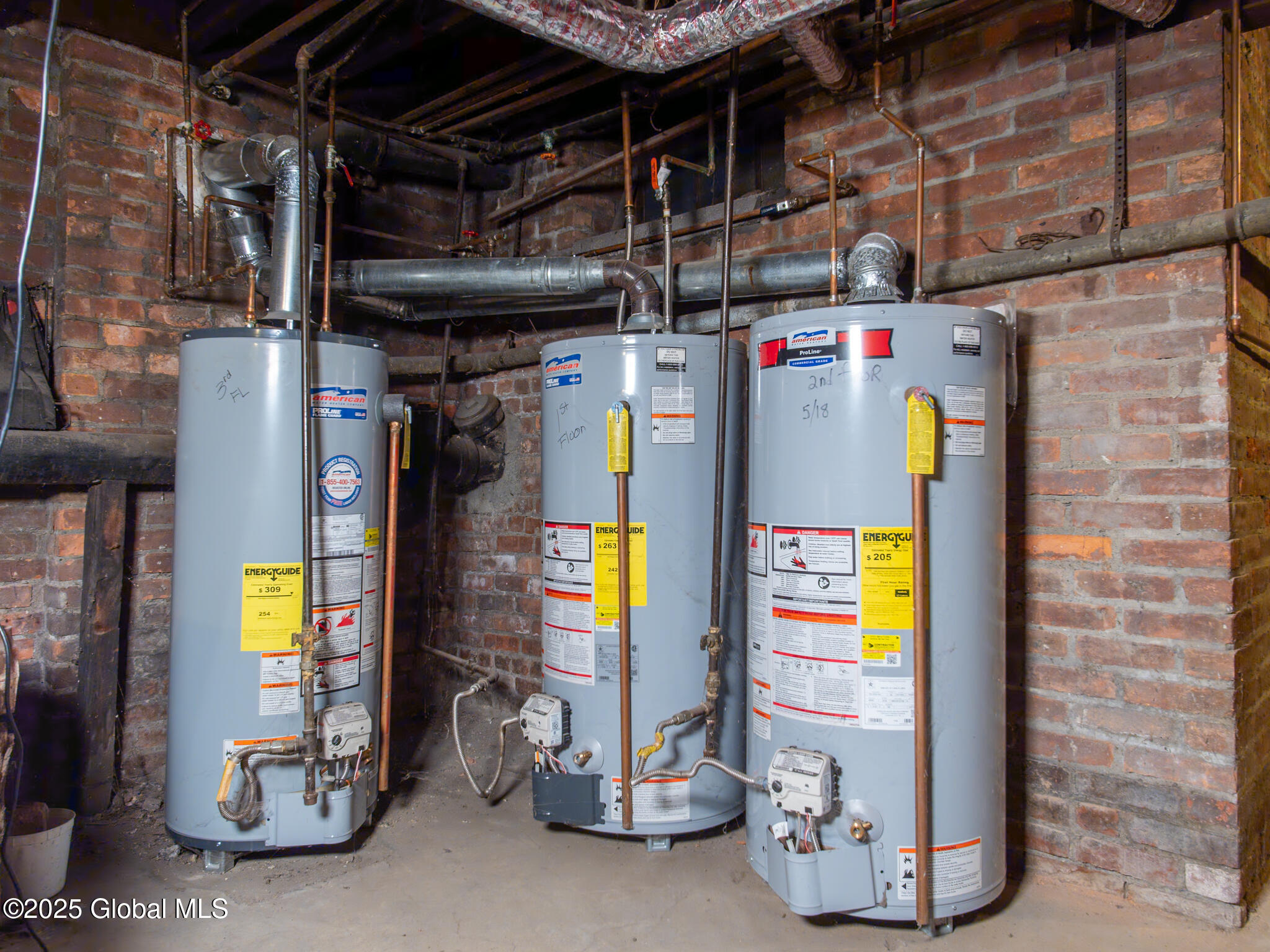 228 3rd Street Troy, NY 12180 - Photo 56 of 69 Basement Hot Water Heaters