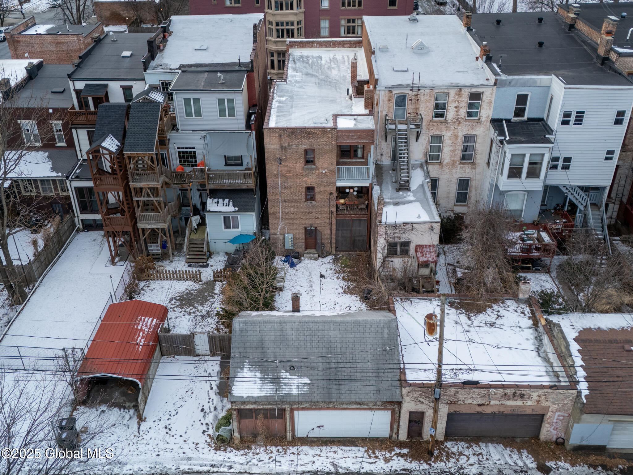 228 3rd Street Troy, NY 12180 - Photo 59 of 69 Garage and East Elevation 1