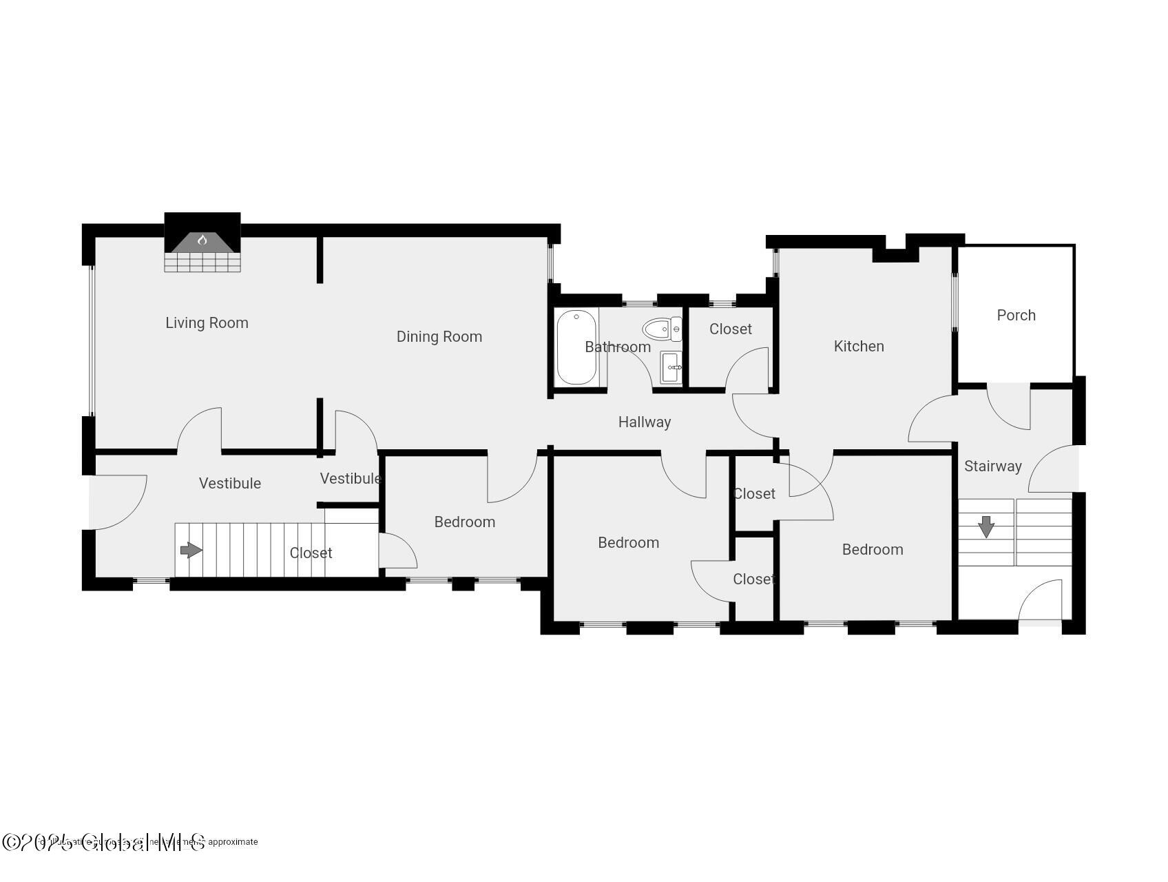 228 3rd Street Troy, NY 12180 - Photo 67 of 69 Floor Plan 1st Floor