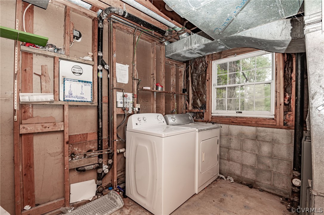 9333 Carbe Road North Chesterfield, VA 23236 - Photo 27 of 34 a view of a storage & utility room with washer and dryer