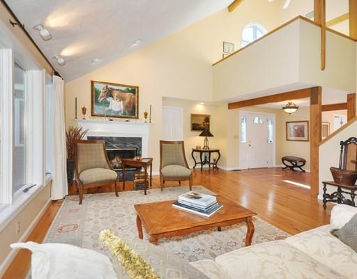1115 North Road Carlisle, MA 01741 - Photo 13 of 30 a living room with furniture fireplace and a large window
