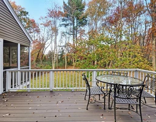 1115 North Road Carlisle, MA 01741 - Photo 19 of 30 a view of balcony with wooden floor and outdoor seating
