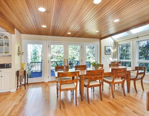1115 North Road Carlisle, MA 01741 - Photo 4 of 30 a view of a dining room with furniture window and wooden floor