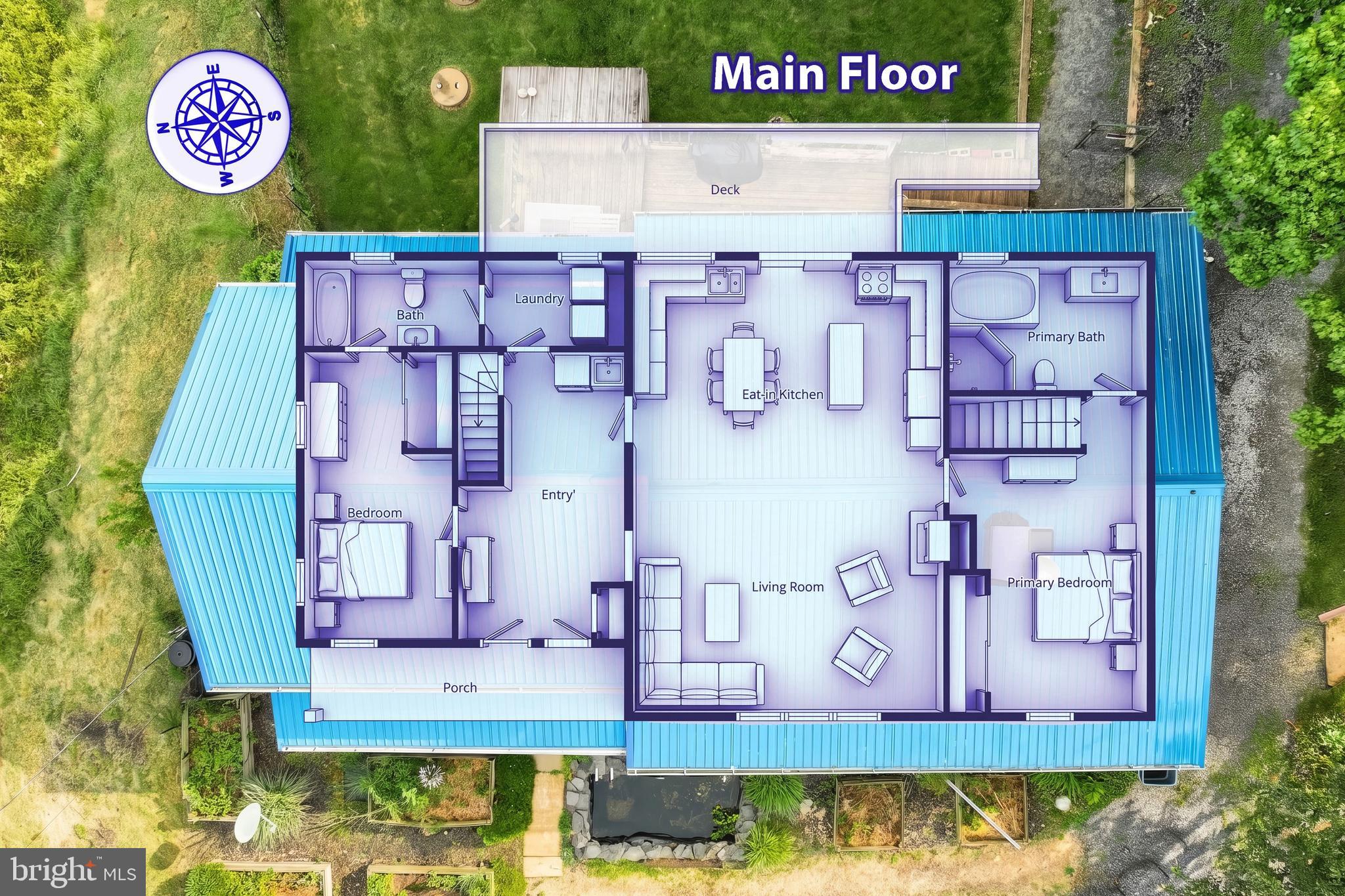 1111 Richmond Road Red Lion, PA 17356 - Photo 11 of 57 an aerial view of residential house with outdoor space and sign board