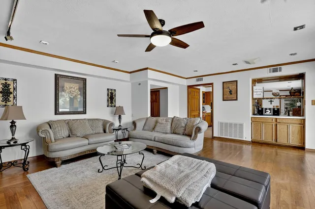 a view of an ocean and beach