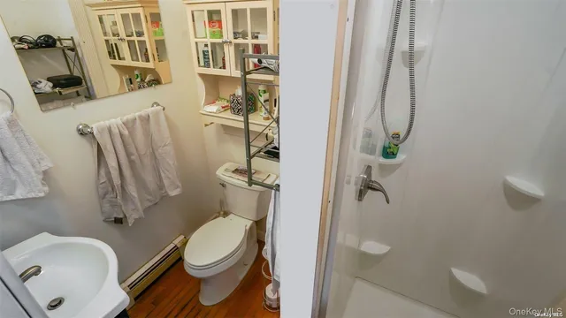 a kitchen with stainless steel appliances a stove a refrigerator a microwave oven a sink with a dining table and chairs