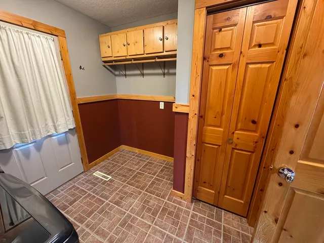 a view of an entryway door