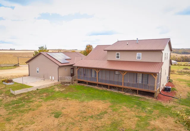 a house view with a outdoor space