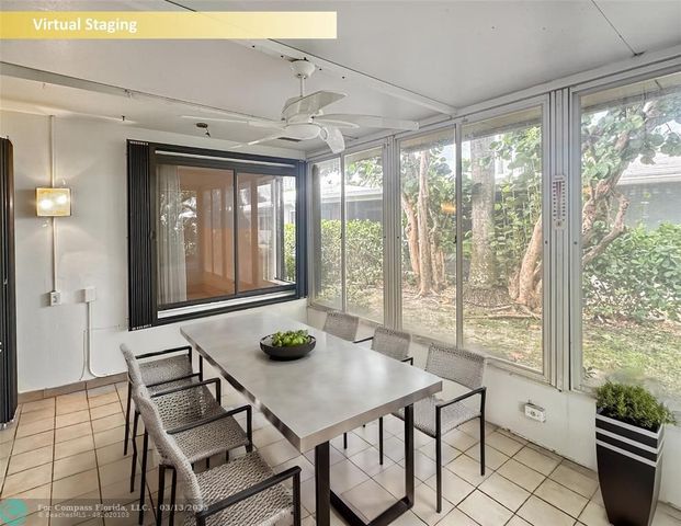 a view of a backyard with plants