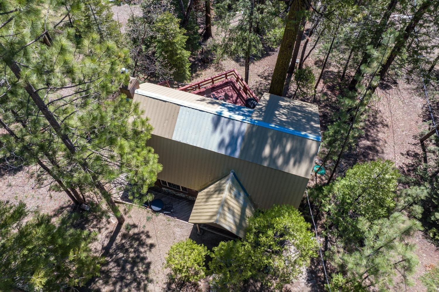 41534 Indian Rock Road Shaver Lake, CA 93664 - Photo 18 of 19 an aerial view of a house