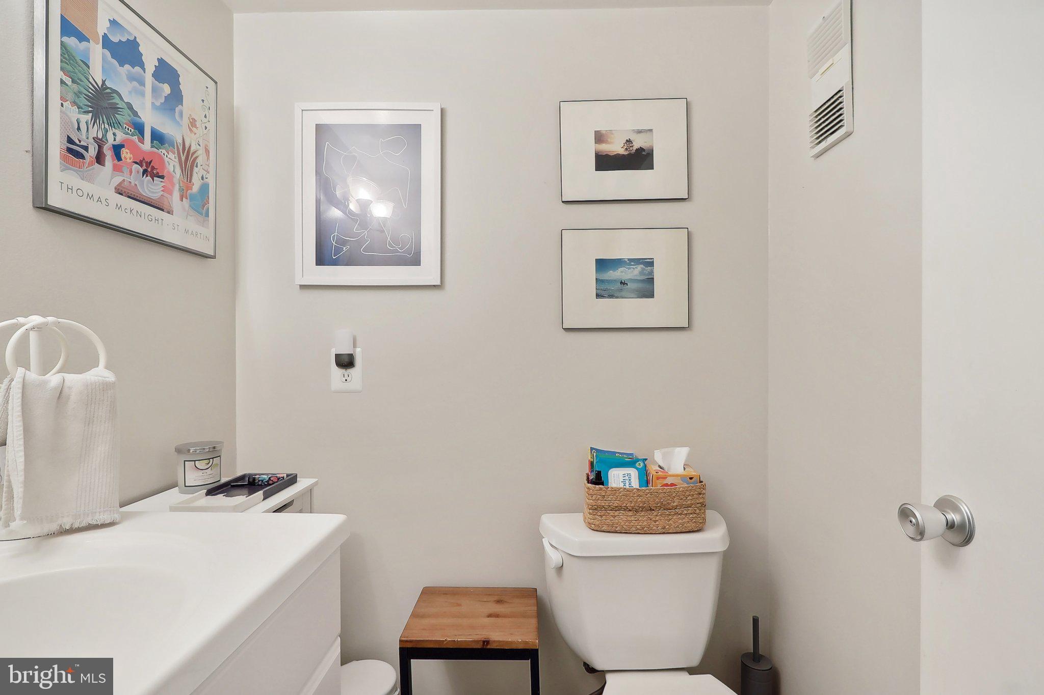 2031 Approach Lane Reston, VA 20191 - Photo 28 of 58 Charming bathroom with artistic flair.