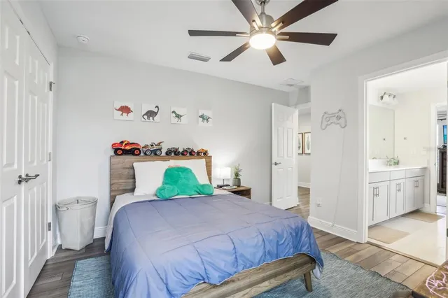 a view of a garden with a pathway