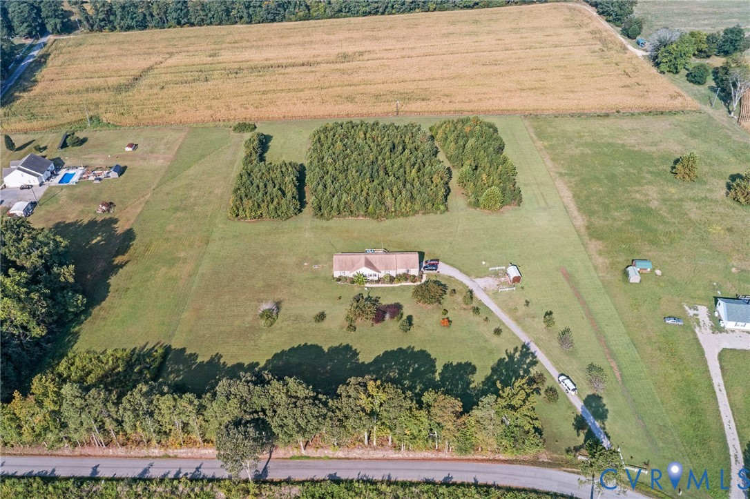 15900 Nobles Road Disputanta, VA 23842 - Photo 29 of 36 Aerial overview of property's location with rural