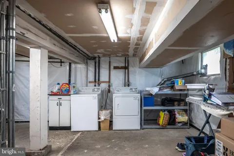 a view of storage and utility room