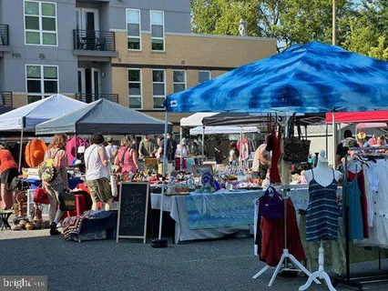 a view of yard with outdoor seating