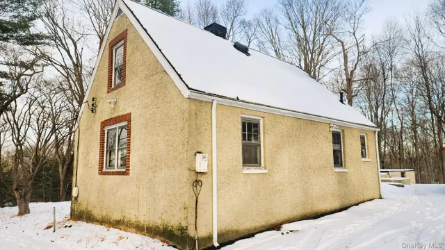a view of a door of the house