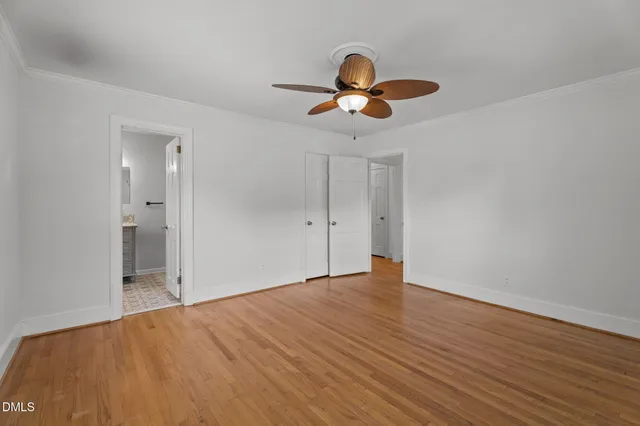 a small yard with flowers