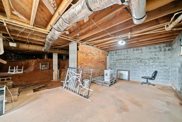 a room with gym equipment