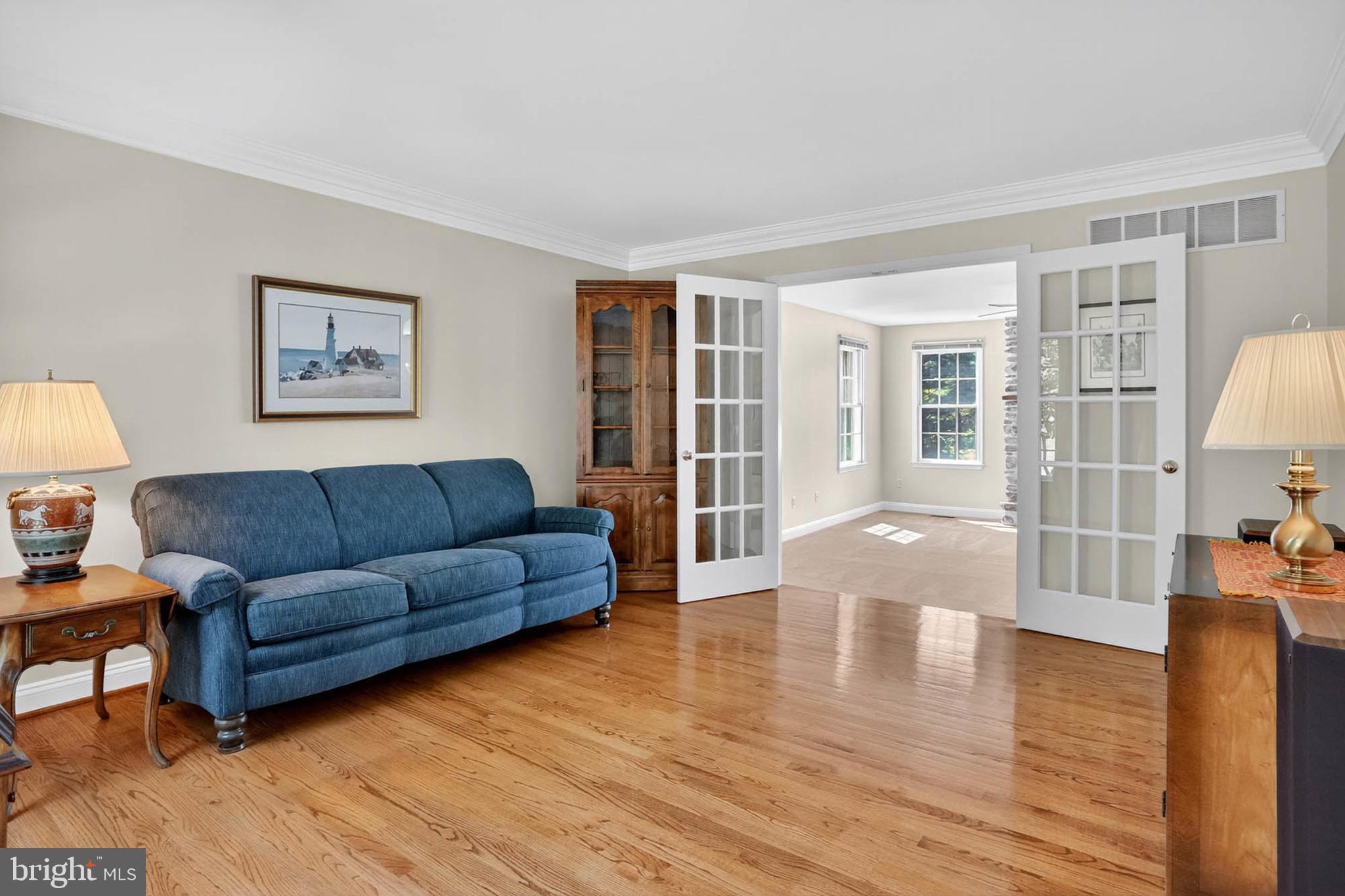 13215 Hunt Ridge Road Ellicott City, MD 21042 - Photo 5 of 53 Living Room w/ french doors