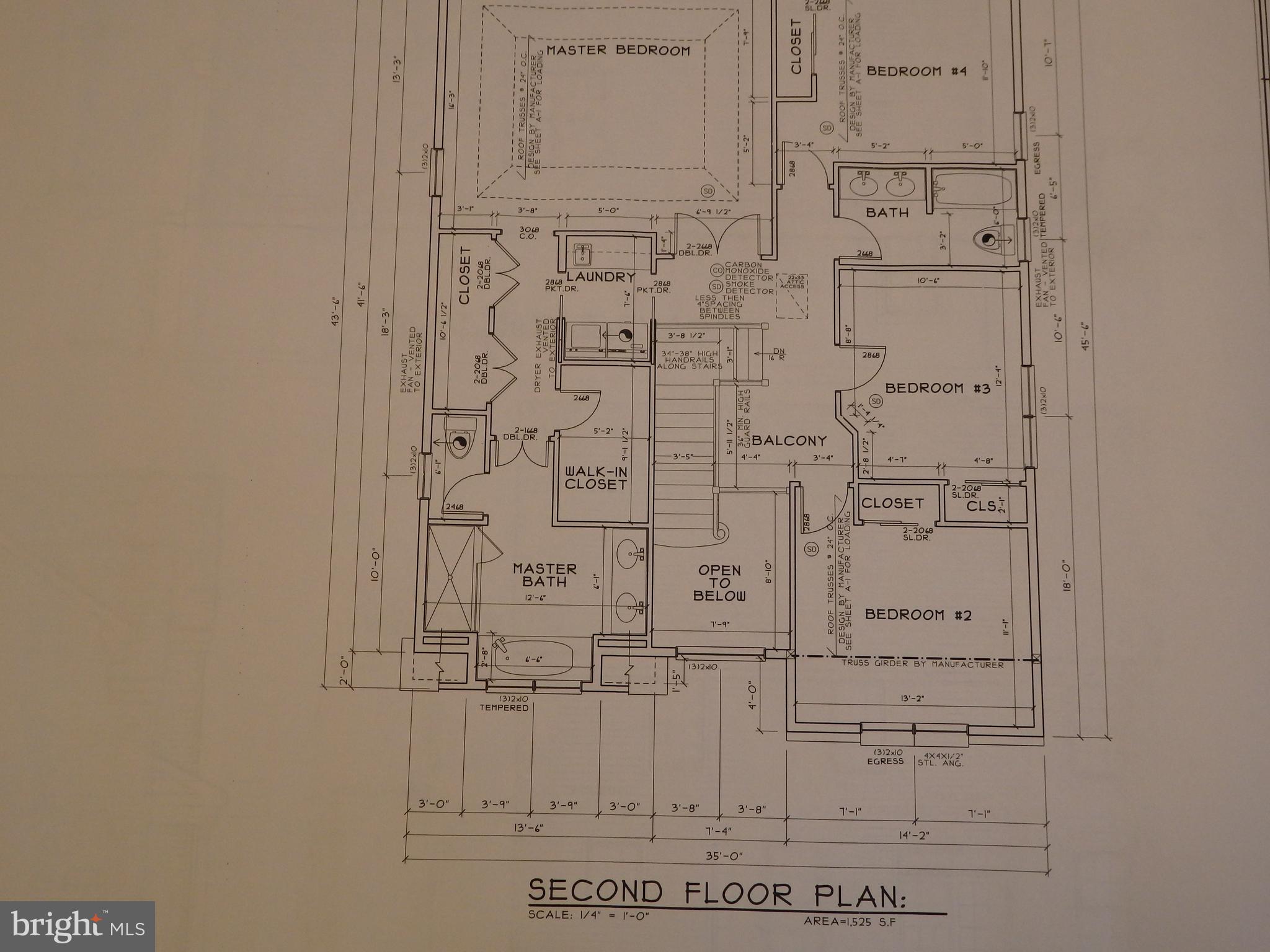2526 East County Line Road Ardmore, PA 19003 - Photo 21 of 36 Second Floor Plan