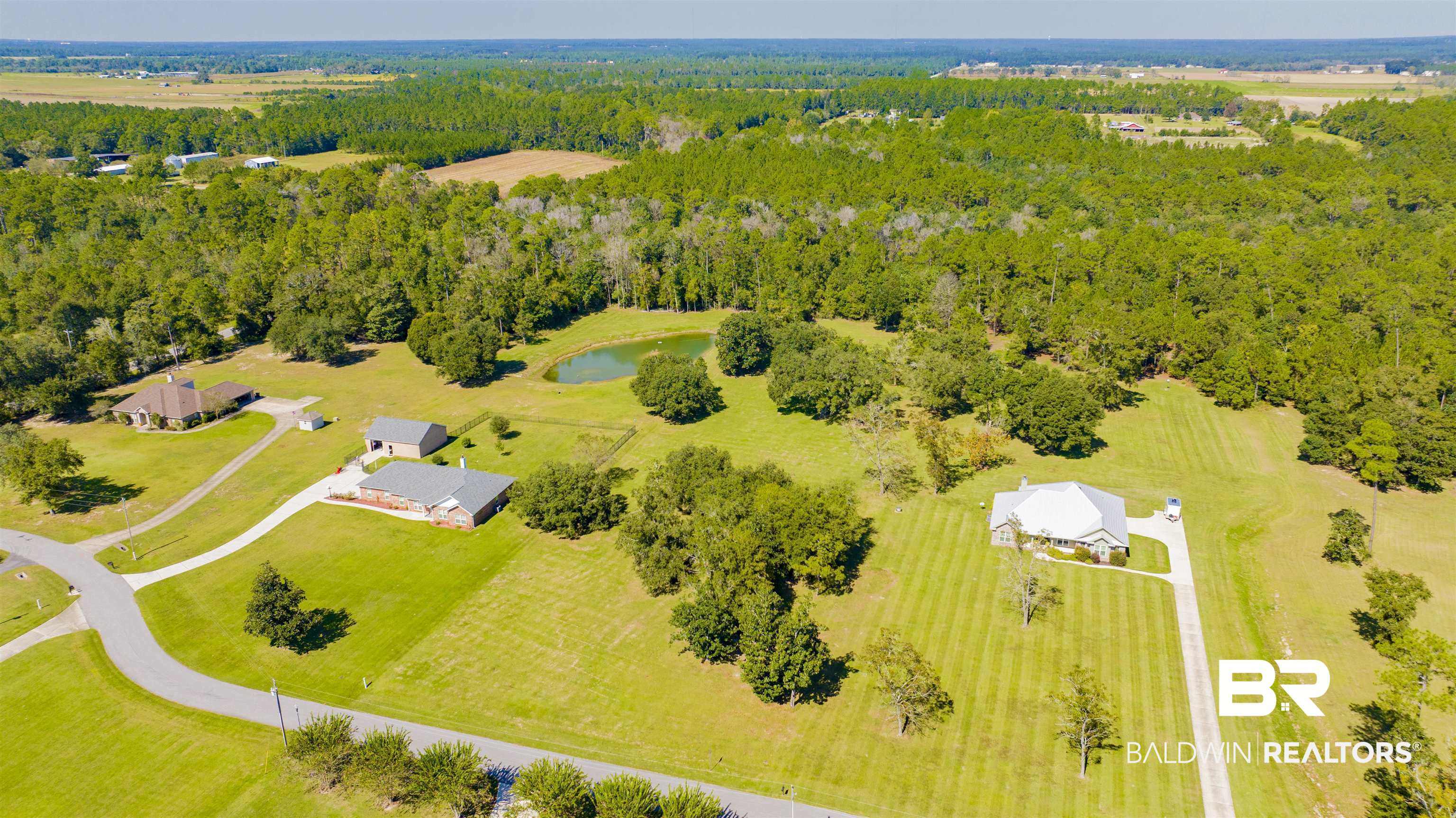 0 Chatelaine Road Elberta, AL 36530 - Photo 5 of 10 Bird's eye view of a large body of water and a forest