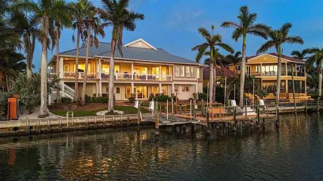 a view of a balcony with chairs