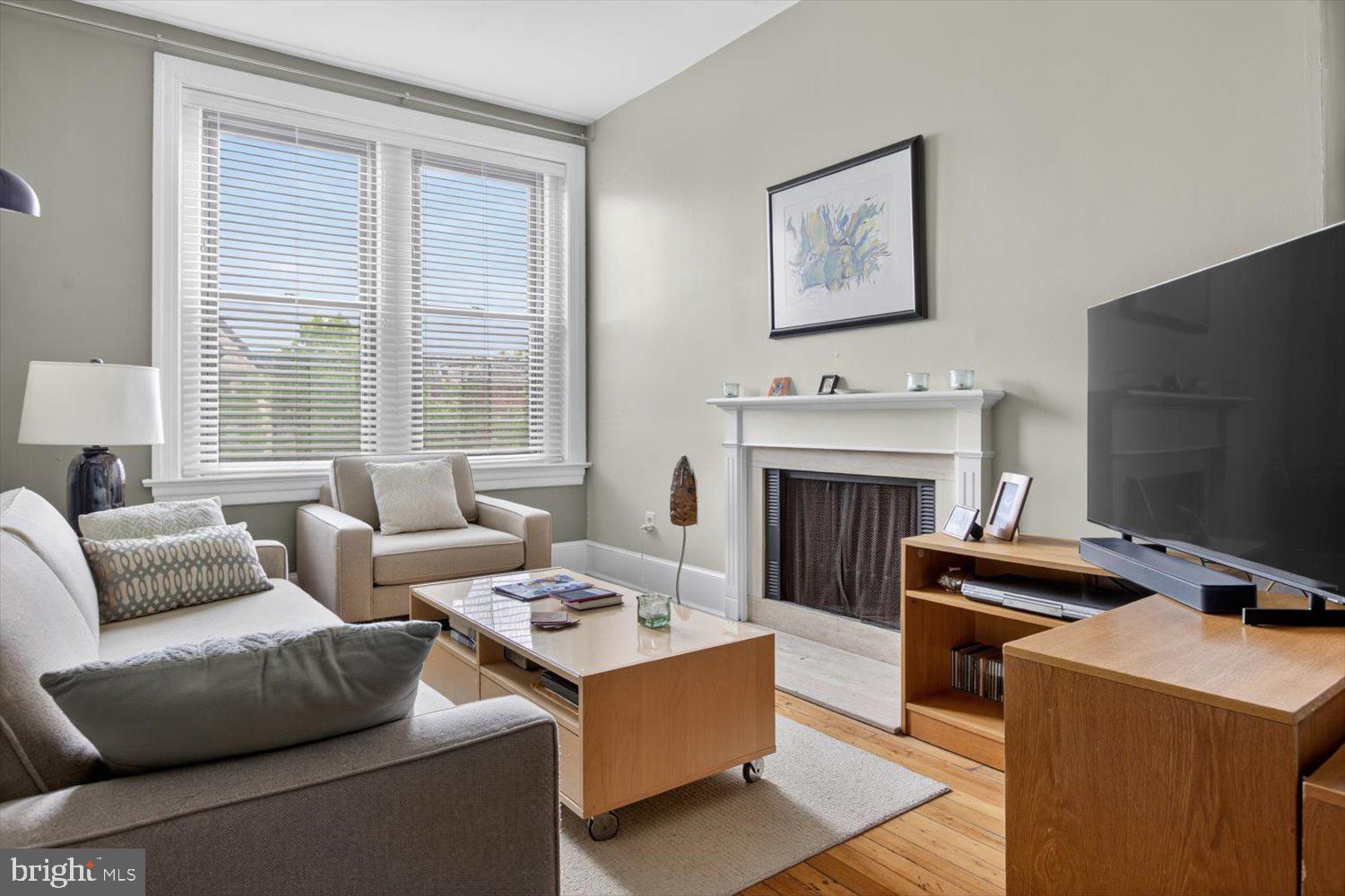520 E Street Northeast, Unit 205 Washington, DC 20002 - Photo 6 of 23 ...and a wood burning fireplace!