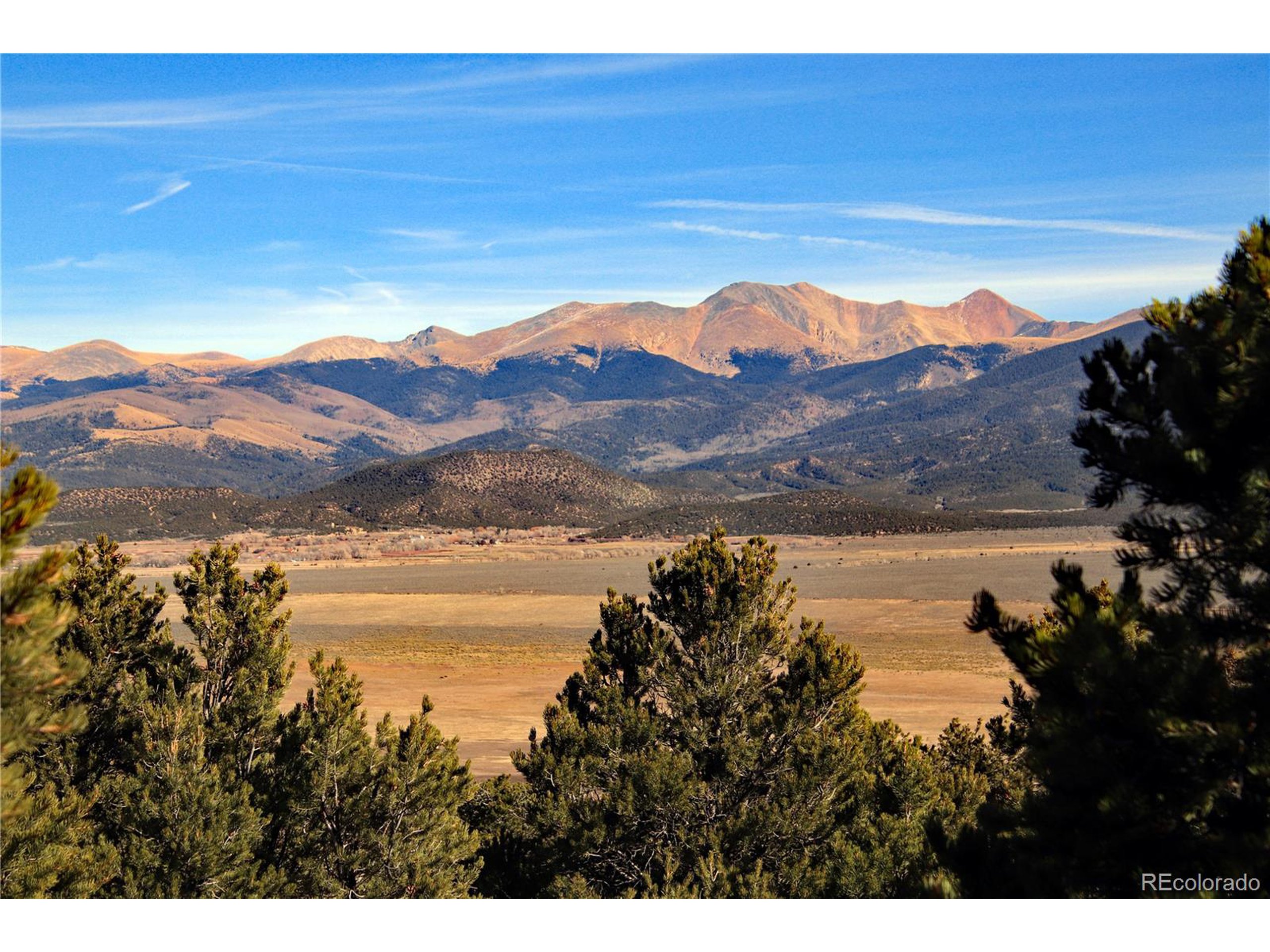 a view of lake and mountain