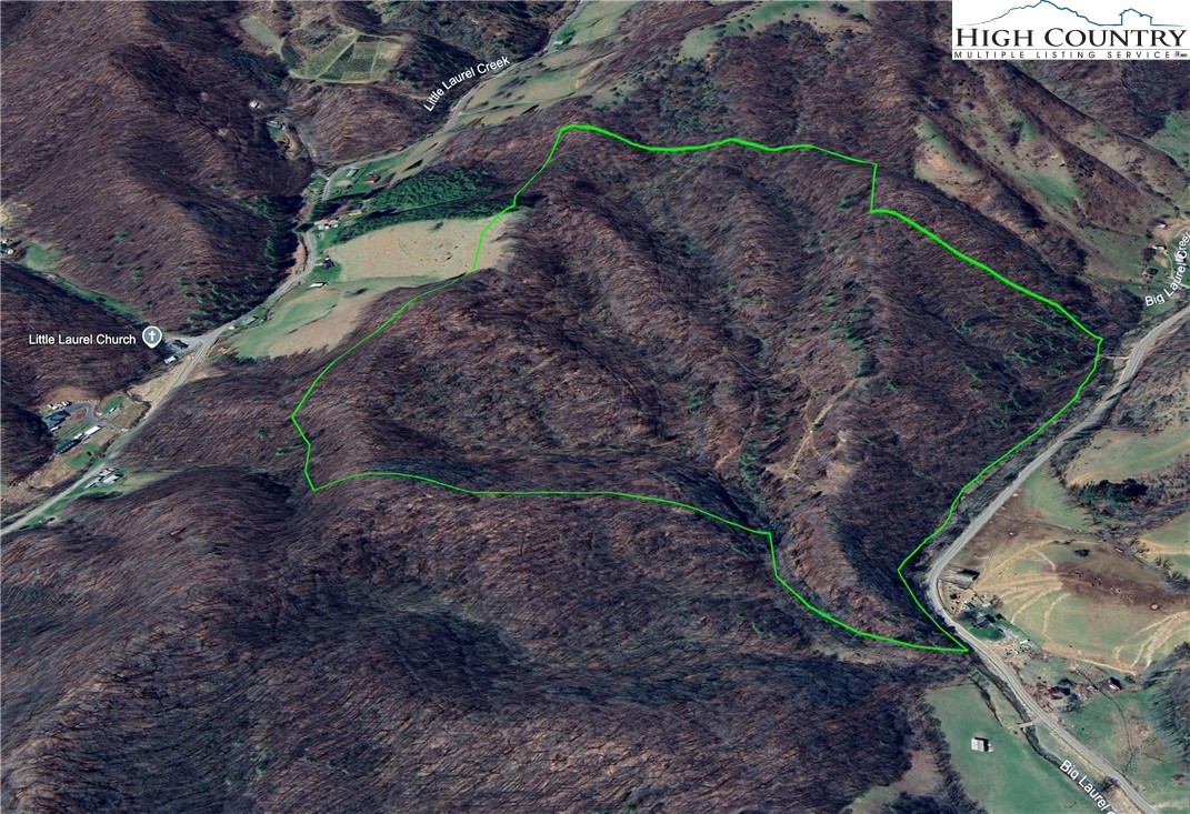 Big Laurel Road Creston, NC 28615 - Photo 27 of 27 a aerial view of a house with a yard