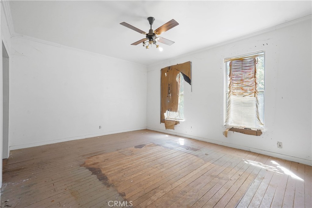 2010 Ladder Ridge Road Upper Lake, CA 95485 - Photo 19 of 75 wooden floor in an empty room with a window