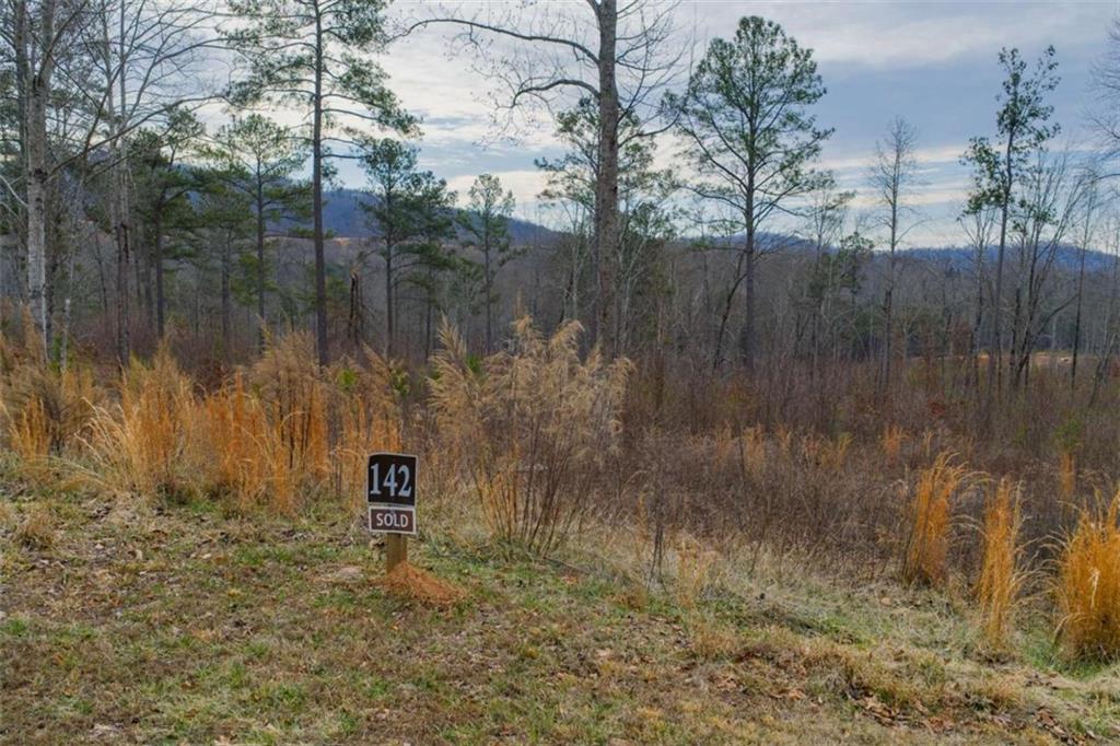a view of a wooden fence next to a lake