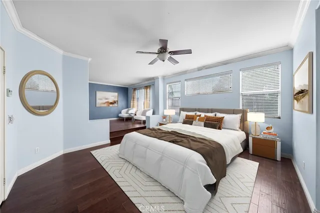 a view of entryway with stairs and wooden floor