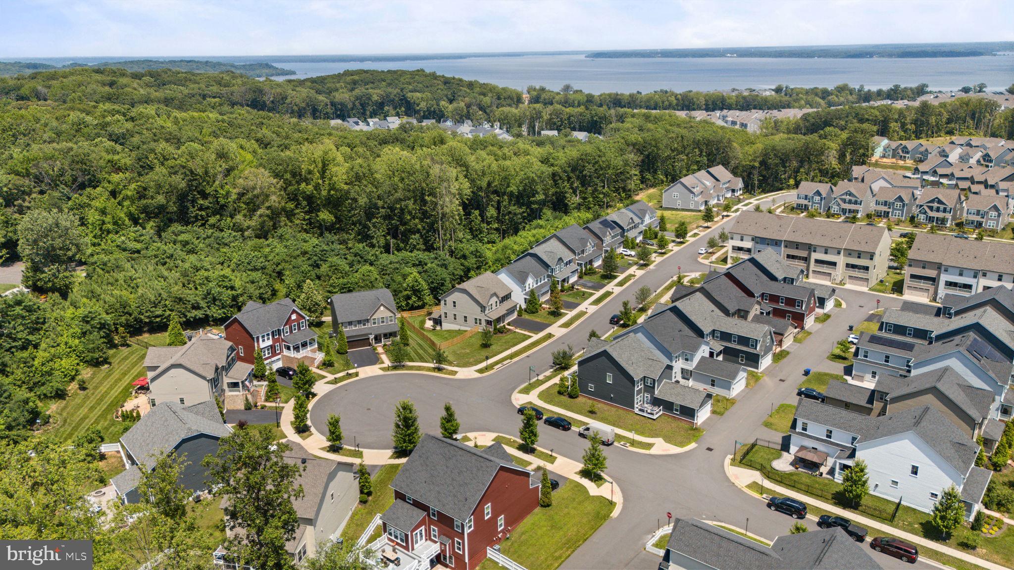 2044 Scarlet Pine Road Dumfries, VA 22026 - Photo 64 of 85 an aerial view of a city with lots of residential buildings
